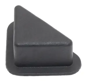 Опора мебельная треугольная Н 25мм, черная