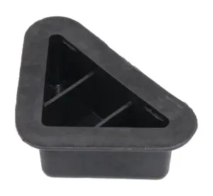 Опора мебельная треугольная Н 25мм, черная