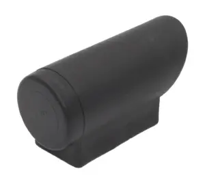 Опора наконечник D25, наруж., прямая, черная