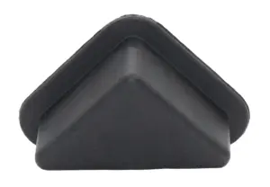 Опора мебельная треугольная Н 25мм, черная