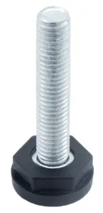 Опора резьбовая ОР25-10х55 под ключ, черная