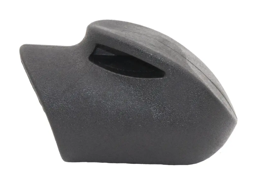 Опора наконечник круглая D25, наруж. угловая, черная