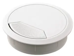 Заглушка, D60*22мм, ABS, белая