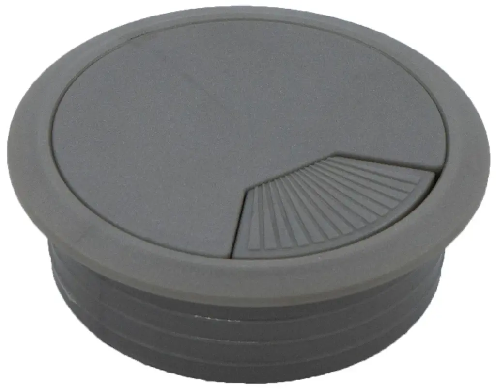 Заглушка D60*22мм ABS серебро-серая