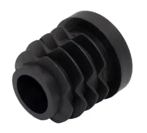 Заглушка круглая с резьбой d28мм,ЗР 28М8 черная