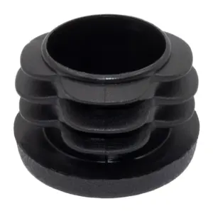 Заглушка для труб Ø28 мм, внутренняя, стенка трубы 0.8-3.0 мм, практичная, черная