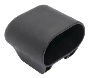 Опора наконечник пластиковый эстетичный для труб овального сечения 30х50 мм, черный