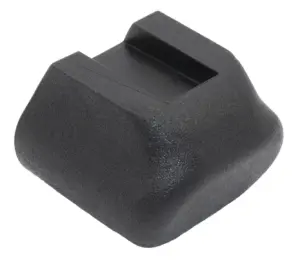 Опора наконечник пластиковый эстетичный для труб овального сечения 30х50 мм, черный