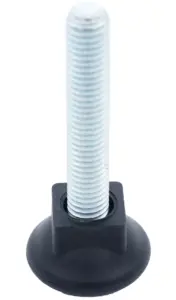 Опора резьбовая ОР30-10х70 под ключ,черная