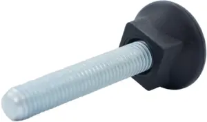 Опора резьбовая ОР30-10х70 под ключ,черная