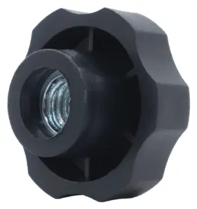 Барашек проходной 30мм,М6,черный