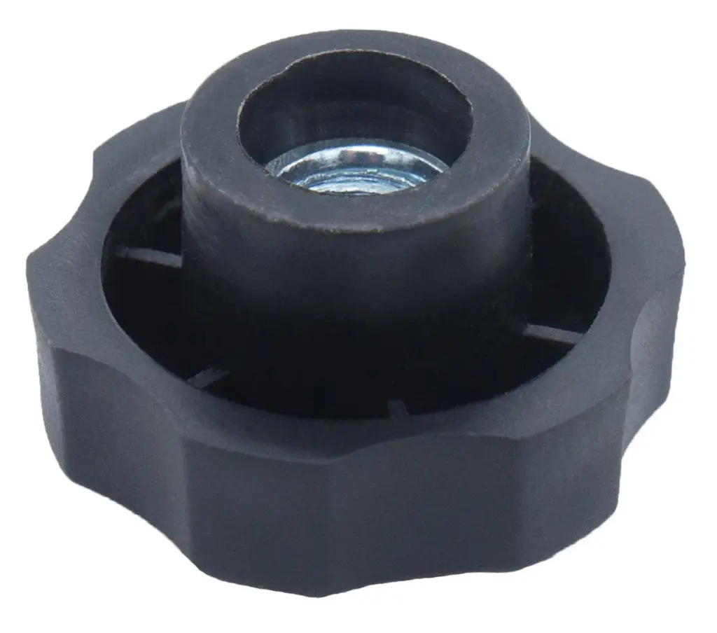 Барашек проходной 30мм,М8,черный