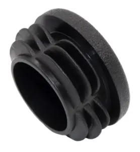 Заглушка для труб Ø30 мм, внутренняя, стенка трубы 0.8-3.0 мм, практичная, черная