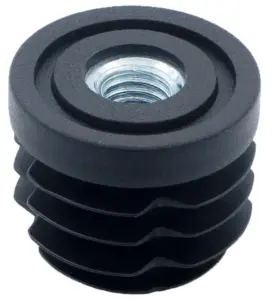 Заглушка с резьбой d 32мм,ЗР 32М10, черная