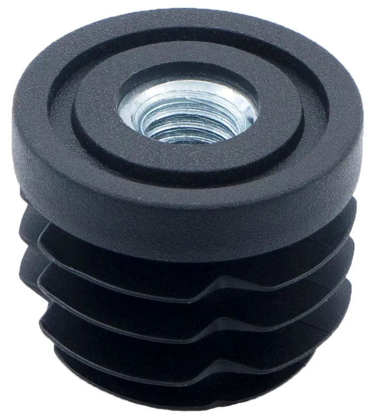 Заглушка с резьбой d 32мм,ЗР 32М10, черная