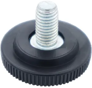 Опора резьбовая ОР 32- 8х15 европейская, черная