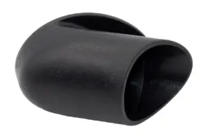 Опора наконечник круглая D32, наруж. угловая, черная