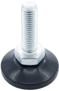 Опора резьбовая ОР37-10х35 поворотно-шарнирная, черная