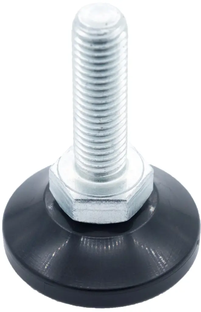 Опора резьбовая ОР37-10х35 поворотно-шарнирная, черная