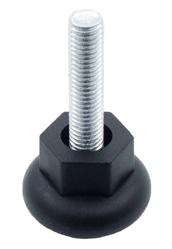 Опора резьбовая ОР38-10х45 под ключ,черная