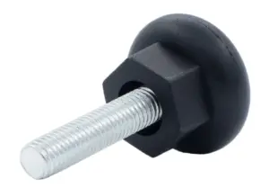 Опора резьбовая ОР38-10х45 под ключ,черная