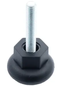 Опора резьбовая ОР38-8х50 под ключ,черная