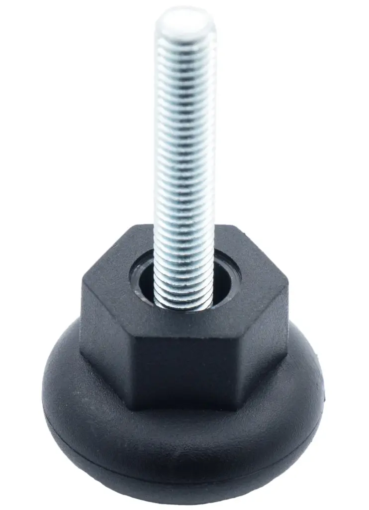 Опора резьбовая ОР38-8х50 под ключ,черная