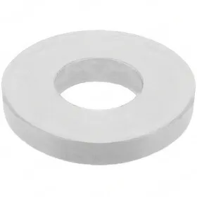 Шайба пластиковая круглая Ø4, наружный Ø10, высота 1.5 мм, цвет черный – Ш4-10ЧН