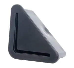 Заглушка угловая с резьбой ЗУ 40-10, черная