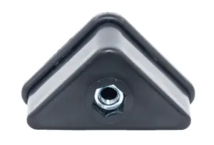 Заглушка угловая с резьбой ЗУ 40-8, черная