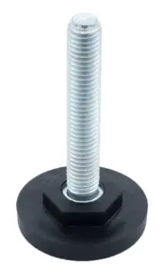 Опора резьбовая ОР40-10х60 под ключ, черная