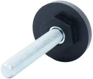 Опора резьбовая ОР40-10х60 под ключ, черная