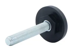 Опора резьбовая ОР40-10х60 под ключ, черная