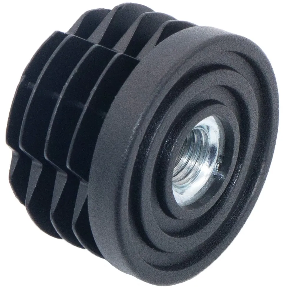 Заглушка с резьбой d 40мм,ЗР 40М10, черная