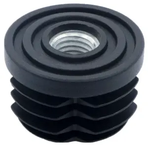 Заглушка с резьбой ЗР 40М12, черная