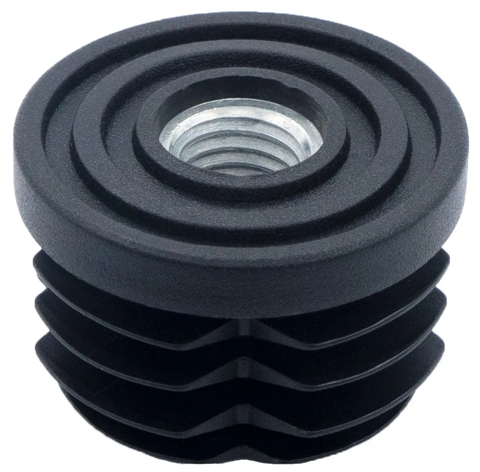 Заглушка с резьбой ЗР 40М12, черная