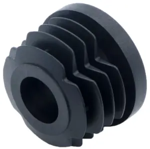 Заглушка с резьбой ЗР 40М12, черная