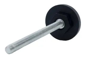 Опора резьбовая ОР40-8х100 под ключ, черная