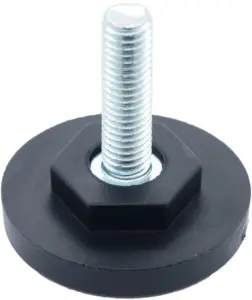 Опора резьбовая ОР40-8х30 под ключ, черная