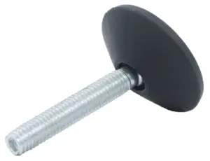 Опора шарнирная с круглым основанием D40мм с внутр.шестигранником М8х45