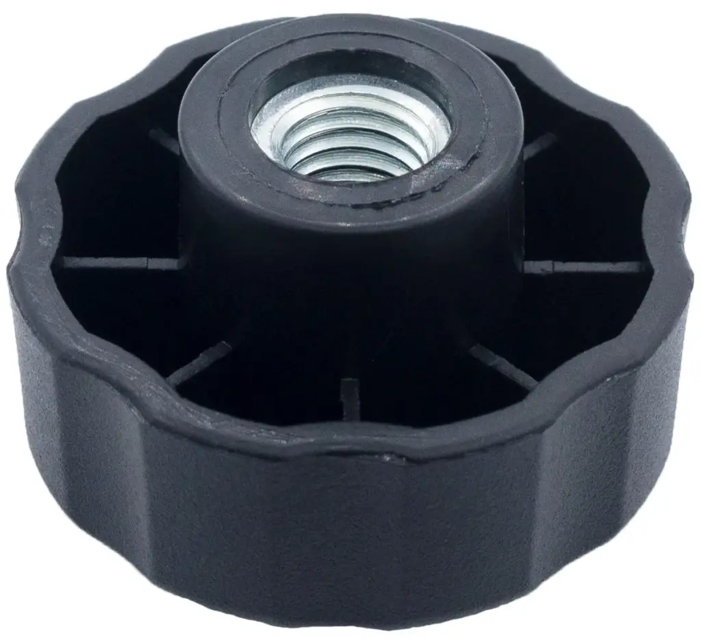 Барашек проходной 42мм,М10,черный