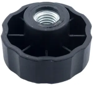 Барашек проходной 42мм,М10,черный