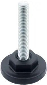 Опора резьбовая ОРУ43-10х60 усиленная под ключ, черная