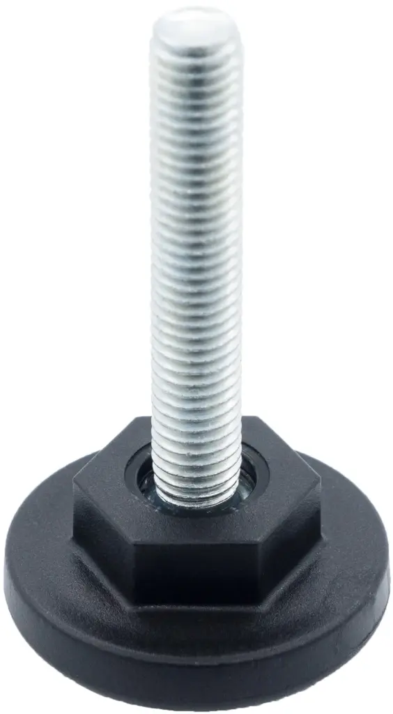 Опора резьбовая ОРУ43-10х60 усиленная под ключ, черная