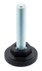 Опора резьбовая ОРУ43-12х40 усиленная под ключ, черная