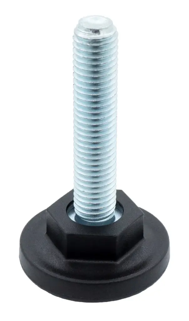 Опора резьбовая ОРУ43-12х40 усиленная под ключ, черная