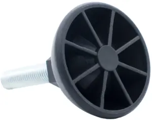 Опора резьбовая ОРШ49-10х65 шарнирная,черная