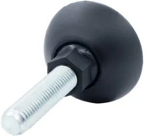 Опора резьбовая ОРШ49-12х30 шарнирная, черная