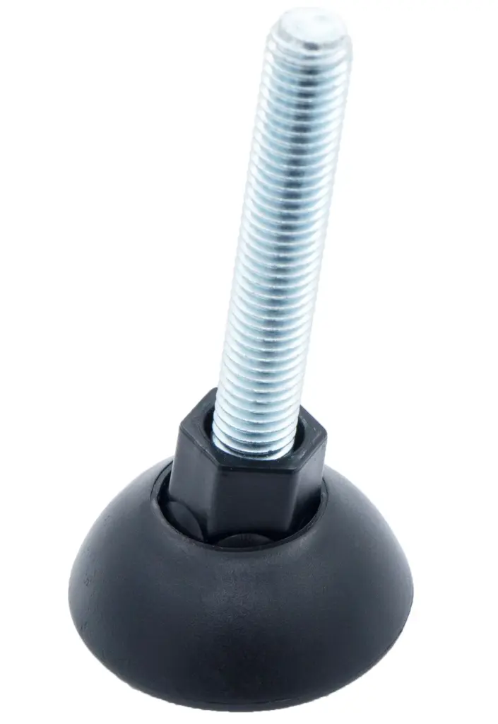 Опора резьбовая ОРШ49-12х65 шарнирная, черная