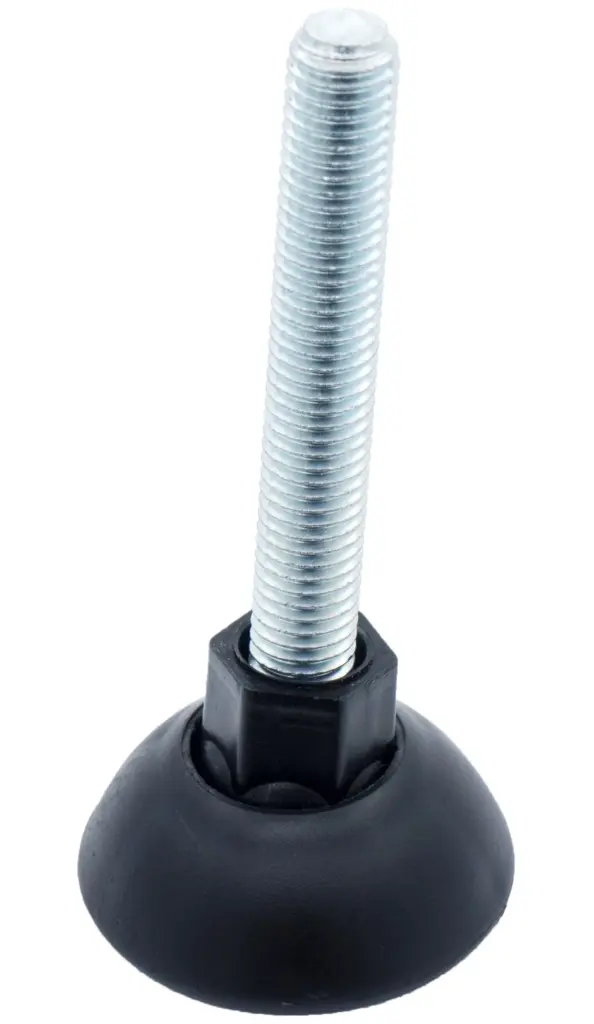 Опора резьбовая ОРШ49-12х75 шарнирная, черная